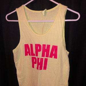 Alpha Phi tank top